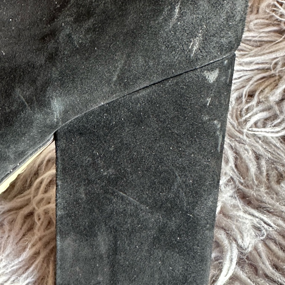 Vince Camuto Salali Black Suede Boots Size 9.5 - Picture 12 of 12